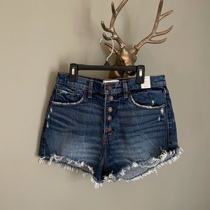 Abercrombie High Rise Mom Shorts